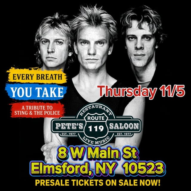 Every Breathe You Take - A Tribute To Sting & The Police !