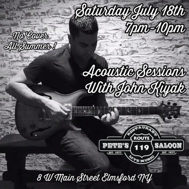 John Kiyak Solo Acoustic Show !