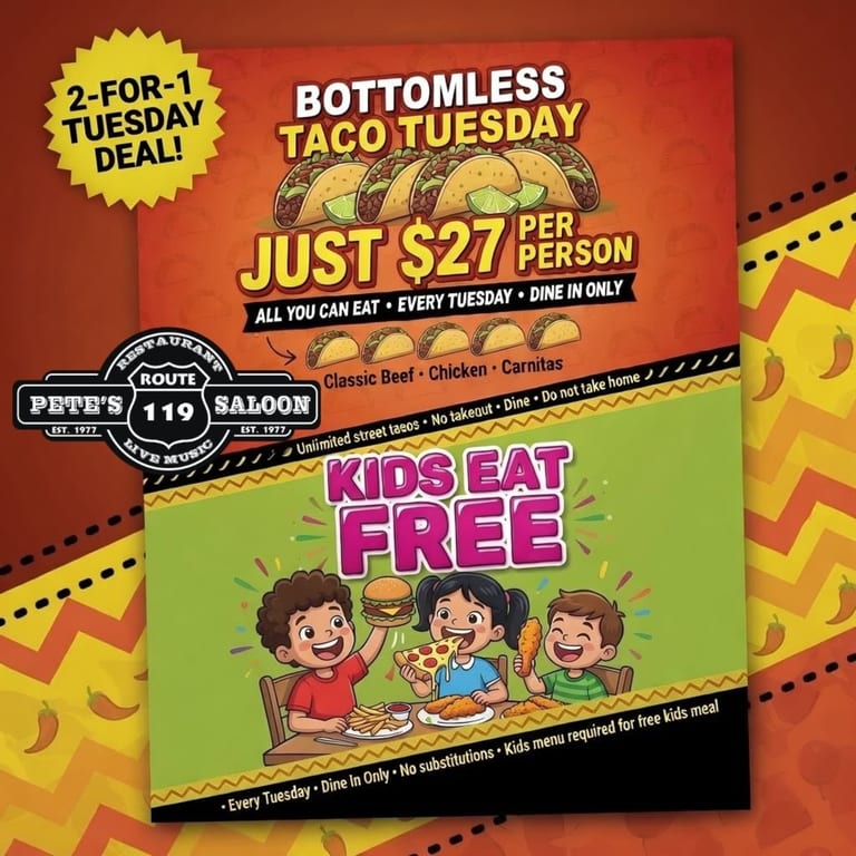 Double Dip Tuesdays !