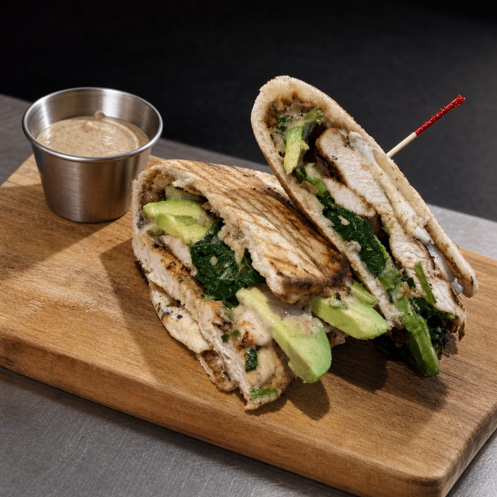 Blackened Chicken Panini.