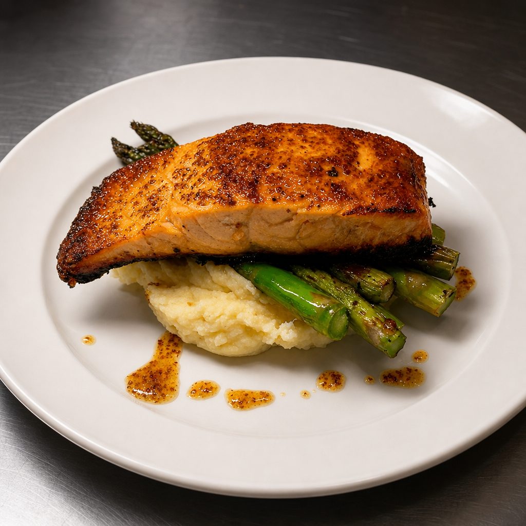 Pan Seared Salmon.