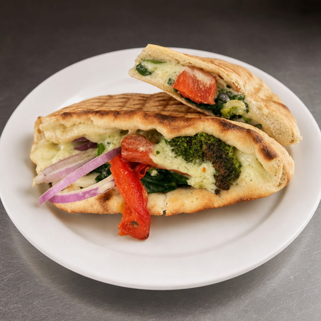Loaded Veggie Panini.