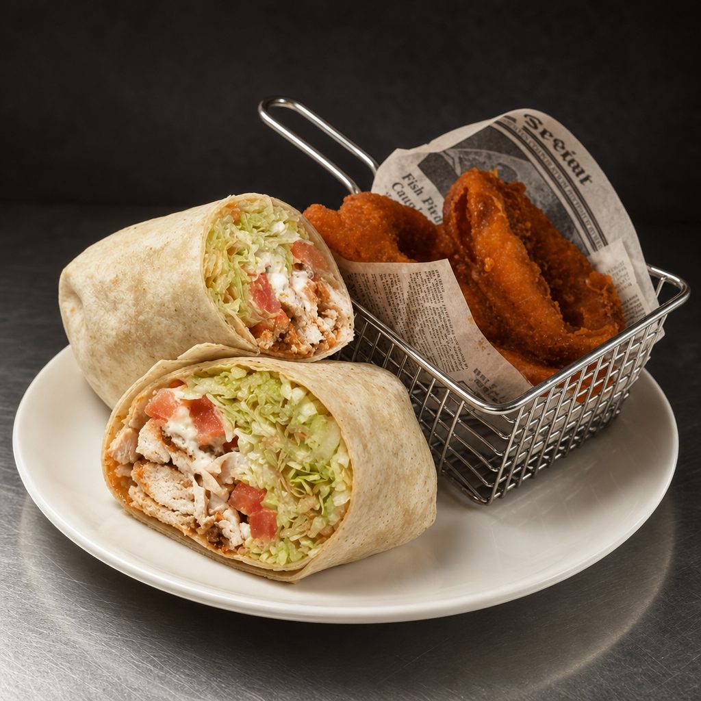 Buffalo Chicken Wrap.