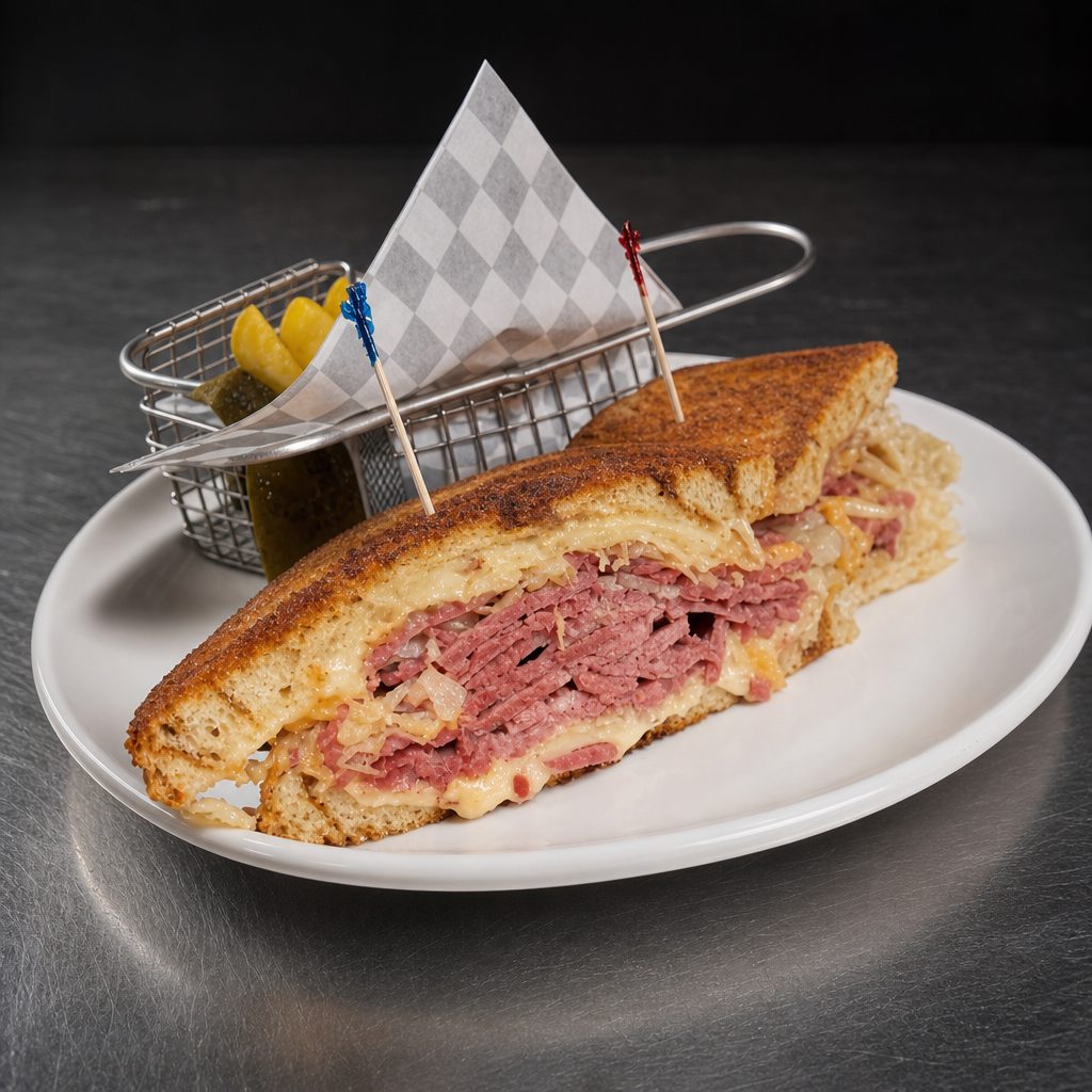 Corned Beef Reuben.