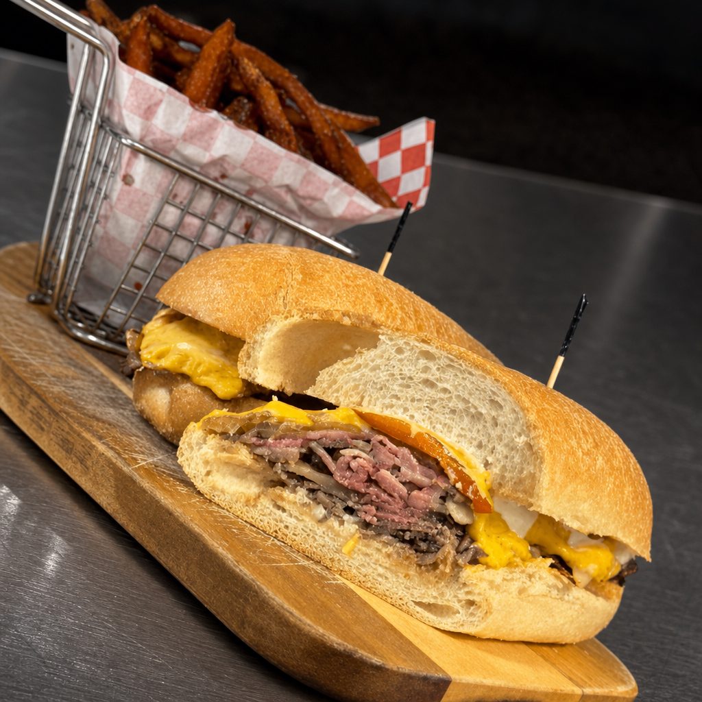Prime Rib Cheesesteak.