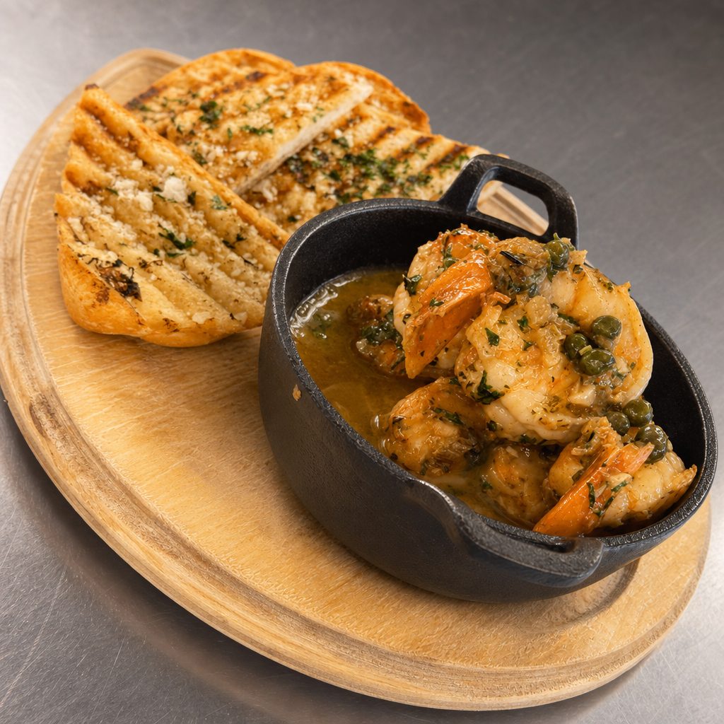 Sizzling Shrimp.