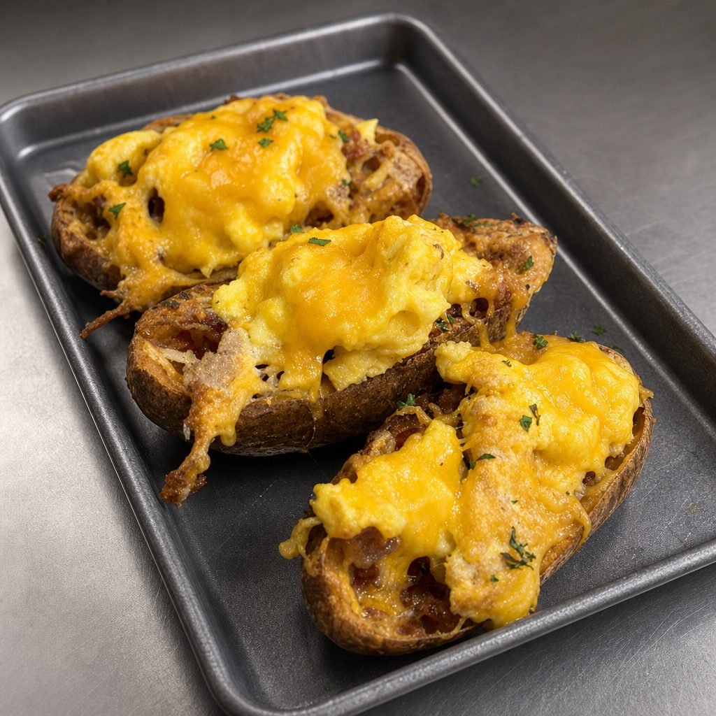 Bacon Egg & Cheese Skins.