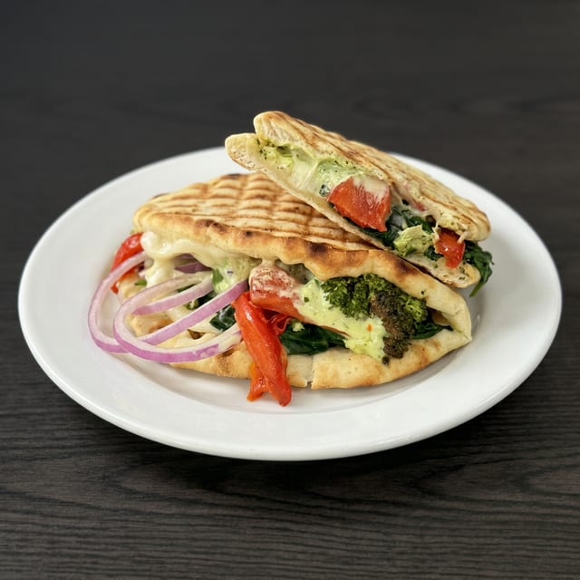 Loaded Veggie Panini.