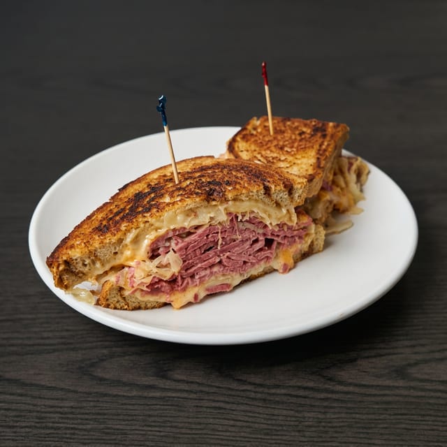 Corned Beef Reuben.