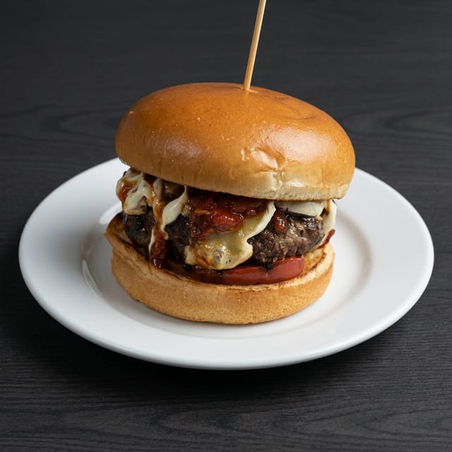 Jam Apple Brie Burger.