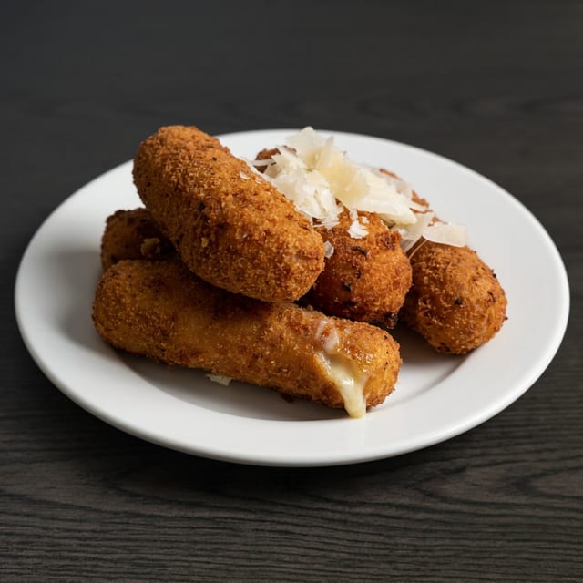 Homemade Jumbo Mozzarella Sticks.