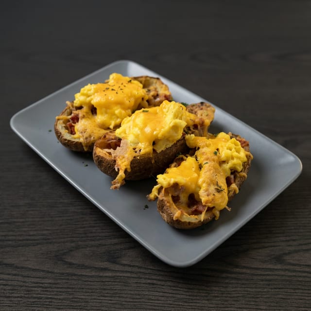Bacon Egg & Cheese Skins.